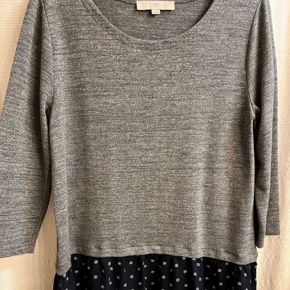 Ruffle-hem Loft Top